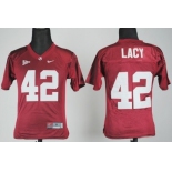 Alabama Crimson Tide #42 Eddie Lacy Red Kids Jersey