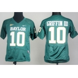 Baylor Bears #10 Robert Giffin III Green Pro Combat Kids Jersey
