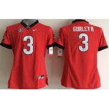 Georgia Bulldogs #3 Todd Gurley II 2014 Red Limited Kids Jersey