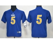 Notre Dame Fighting Irish #5 Everett Golson 2012 Shamrock Series Navy Blue Kids Jersey