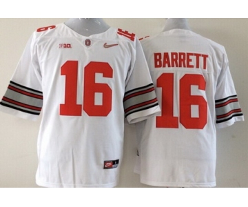 Ohio State Buckeyes #16 J.T. Barrett 2014 White Limited Kids Jersey