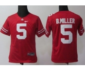 Ohio State Buckeyes #5 Braxton Miller Red Kids Jersey
