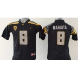 Oregon Duck #8 Marcus Mariota 2014 Black Limited Kids Jersey