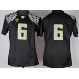 Oregon Ducks #6 Charles Nelson Black Limited Kids Jersey