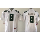 Oregon Ducks #8 Marcus Mariota 2013 White Limited Kids Jersey