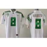 Oregon Ducks #8 Marcus Mariota 2014 White Limited Kids Jersey