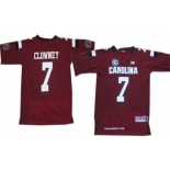 South Carolina Gamecocks #7 Jadeveon Clowney 2013 Red Kids Jersey