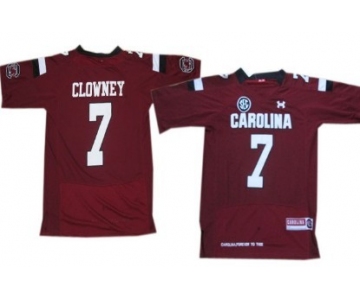 South Carolina Gamecocks #7 Jadeveon Clowney 2013 Red Kids Jersey