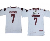 South Carolina Gamecocks #7 Jadeveon Clowney 2013 White Kids Jersey