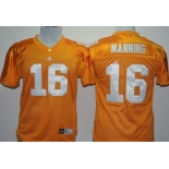 Tennesse Volunteers #16 Peyton Manning Orange Kids Jersey