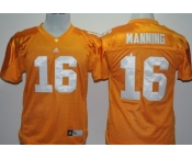 Tennesse Volunteers #16 Peyton Manning Orange Kids Jersey