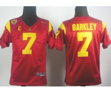 USC Trojans #7 Matt Barkley Red Kids Jersey