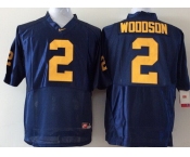 Youth Michigan Wolverines #2 Charles Woodson Navy Blue Stitched NCAA Nike College Football Jersey