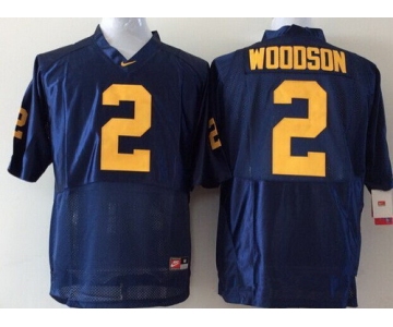 Youth Michigan Wolverines #2 Charles Woodson Navy Blue Stitched NCAA Nike College Football Jersey