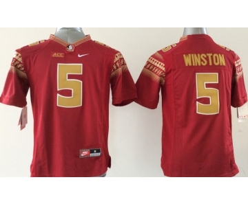 youth ncaa florida state seminoles #5 winston red[new]