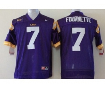 youth ncaa jerseys 2015 LSU tigers #7 fournette purple