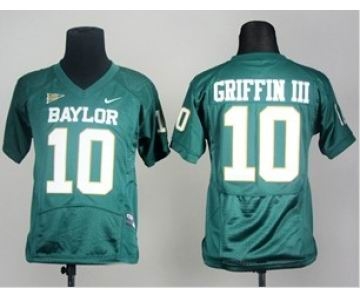 youth ncaa jerseys baylor bars #10 robert griffiniii green