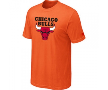 NBA Chicago Bulls Big & Tall Primary Logo Orange T-Shirt