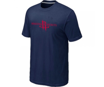 NBA Houston Rockets adidas Primary Logo T-Shirt -D.Blue