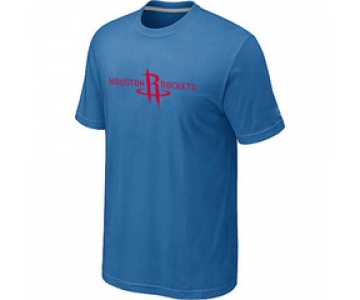NBA Houston Rockets adidas Primary Logo T-Shirt -light Blue