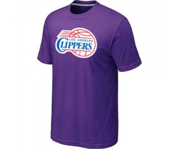 NBA Los Angeles Clippers Big & Tall Primary Logo Purple T-Shirt