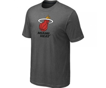 NBA Miami Heat Big & Tall Primary Logo D.Grey T-Shirt