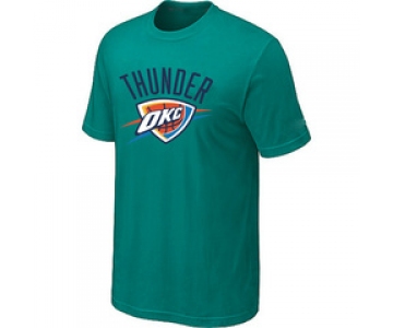 NBA Oklahoma City Thunder Big & Tall Primary Logo Green T-Shirt