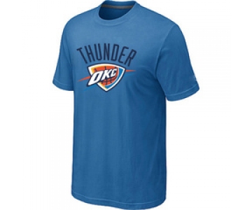 NBA Oklahoma City Thunder Big & Tall Primary Logo L.Blue T-Shirt