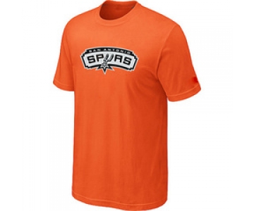 NBA San Antonio Spurs Big & Tall Primary Logo Orange T-Shirt