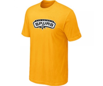 NBA San Antonio Spurs Big & Tall Primary Logo Yellow T-Shirt