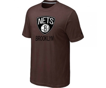 NBA cord net logo T-shirt Brown