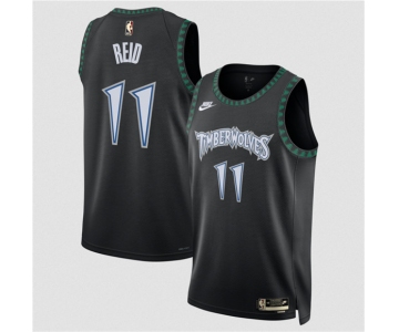 Men's Minnesota Timberwolves #11 Naz Reid Black 2025 Classic Edition Stitched Jersey