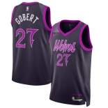Men's Minnesota Timberwolves #27 Rudy Gobert Purple 2025-26 City Edition Stitched Basketball Jersey Men's Minnesota Timberwolves #27 Rudy Gobert Purple 2025-26 City Edition Stitched Basketball Jersey
