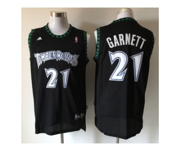 nba jerseys minnesota timberwolves #21 kevin garnett black