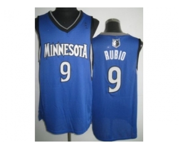 nba minnesota timberwolves #9 rubio blue[revolution 30]