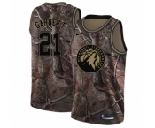 Women's Nike Minnesota Timberwolves #21 Kevin Garnett Swingman Camo Realtree Collection NBA Jersey