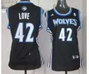 women nba jerseys minnesota timberwolves #42 love black