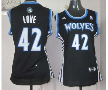 women nba jerseys minnesota timberwolves #42 love black