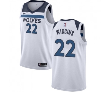 Youth Nike Minnesota Timberwolves #22 Andrew Wiggins Swingman White NBA Jersey - Association Edition