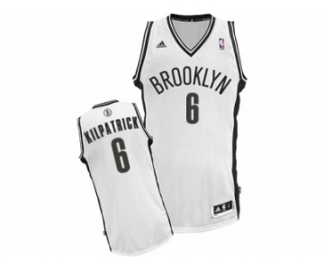 Men's Adidas Brooklyn Nets #6 Sean Kilpatrick Swingman White Home NBA Jersey