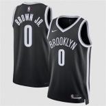 Men's Brooklyn Nets #0 Mikel Brown Jr 2026 Draft Icon Edition Stitched Basketball Jersey