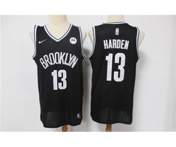 Men's Brooklyn Nets #13 Harden  Swingman Black Basketball Jersey 2021 New