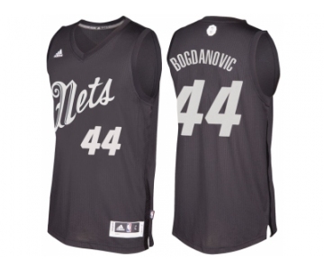 Men's Brooklyn Nets #44 Bojan Bogdanovic Black 2016 Christmas Day NBA Swingman Jersey
