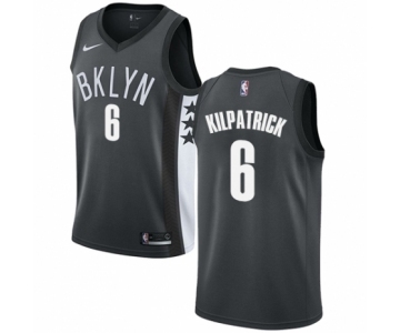 Men's Nike Brooklyn Nets #6 Sean Kilpatrick Swingman Gray NBA Jersey Statement Edition