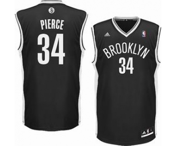 nba brooklyn nets #34 pierce black[revolution 30 swingman]