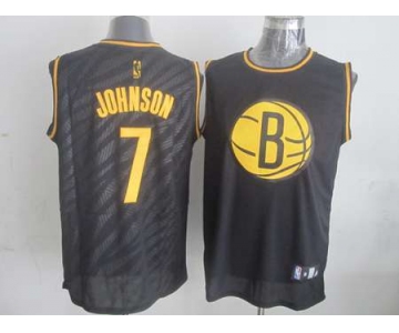 nba brooklyn nets #7 johnson zebra