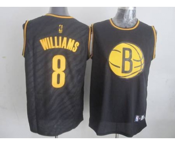 nba brooklyn nets #8 williams zebra