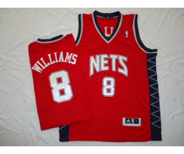 nba new jersey nets #8 williams red[revolution 30]
