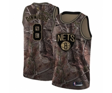 Youth Nike Brooklyn Nets #8 Spencer Dinwiddie Swingman Camo Realtree Collection NBA Jersey