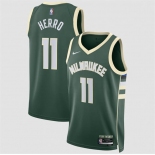 Men's Milwaukee Bucks #11 Tyler Herro Green 2026 Icon Edition Stitched Basketball Jersey